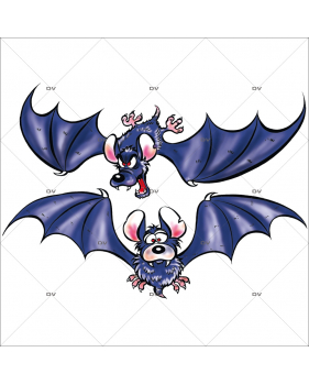 Sticker-halloween-2-chauve-souris-31-octobre-vitrophanie-décoration-vitrine-halloween-électrostatique-sans-colle-repositionnable-réutilisable-DECO-VITRES