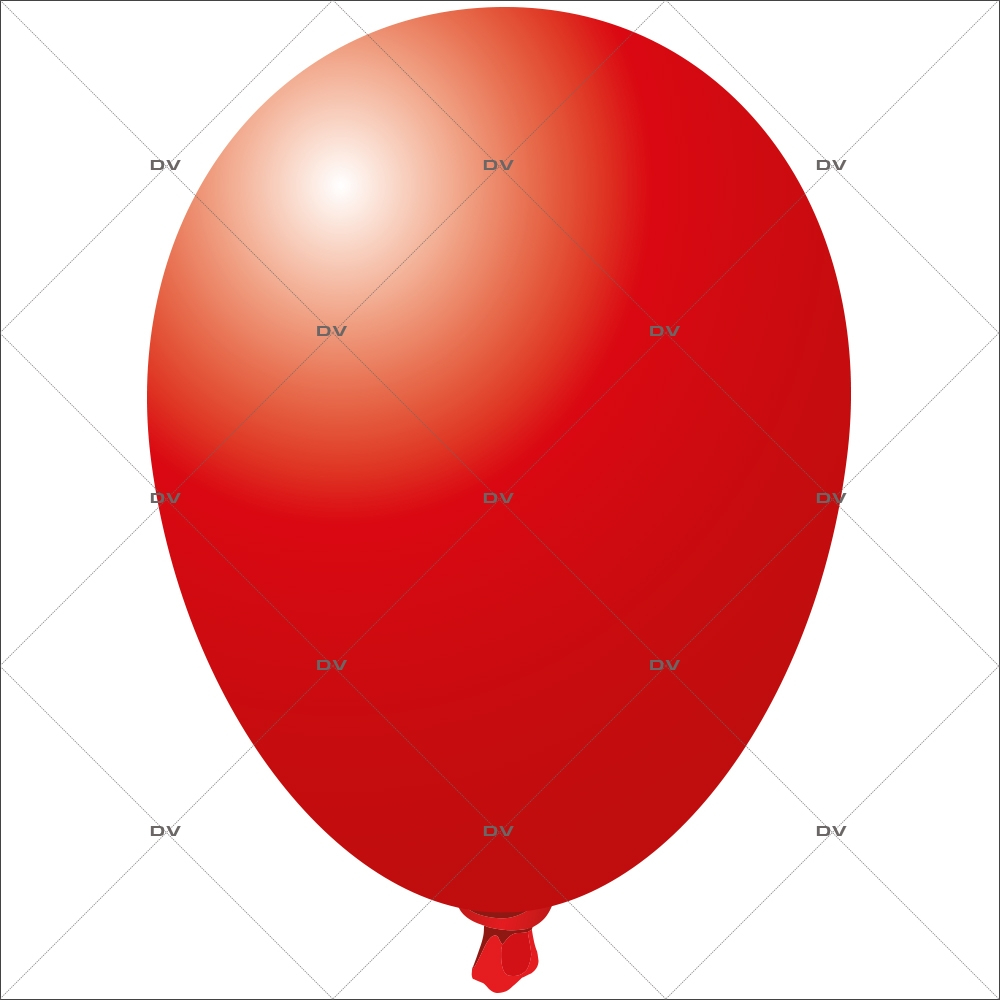 ANI4R - Sticker ballon rouge - DECO-VITRES - Electrostatique