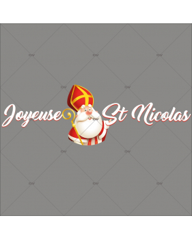 SN4 - Sticker Joyeuse Saint Nicolas