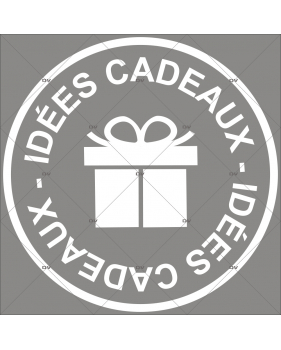 IDC3 - Sticker label idées cadeaux