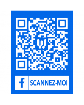 QR7 - Sticker QR Code Facebook