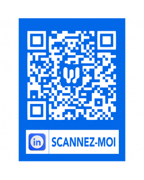 QR22 - Sticker QR Code Linkedin