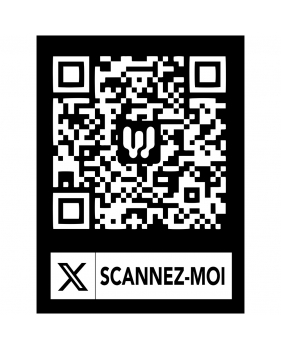 QR25 - Sticker QR Code X