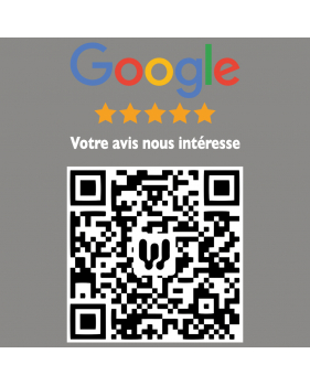 QR13 - Sticker QR Code avis Google